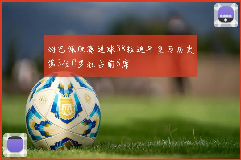姆巴佩联赛进球38粒追平皇马历史第3位C罗独占前6席